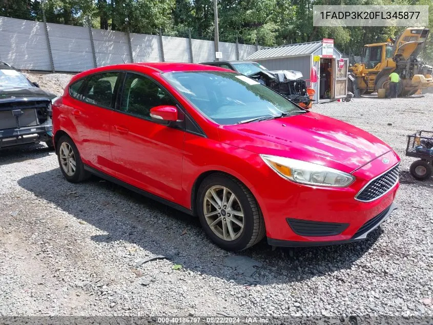 1FADP3K20FL345877 2015 Ford Focus Se