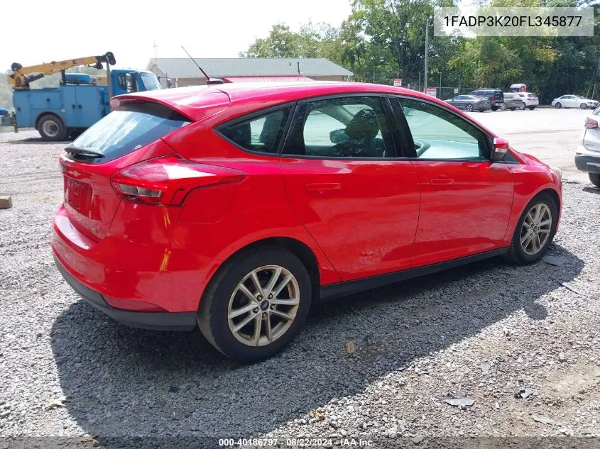 1FADP3K20FL345877 2015 Ford Focus Se