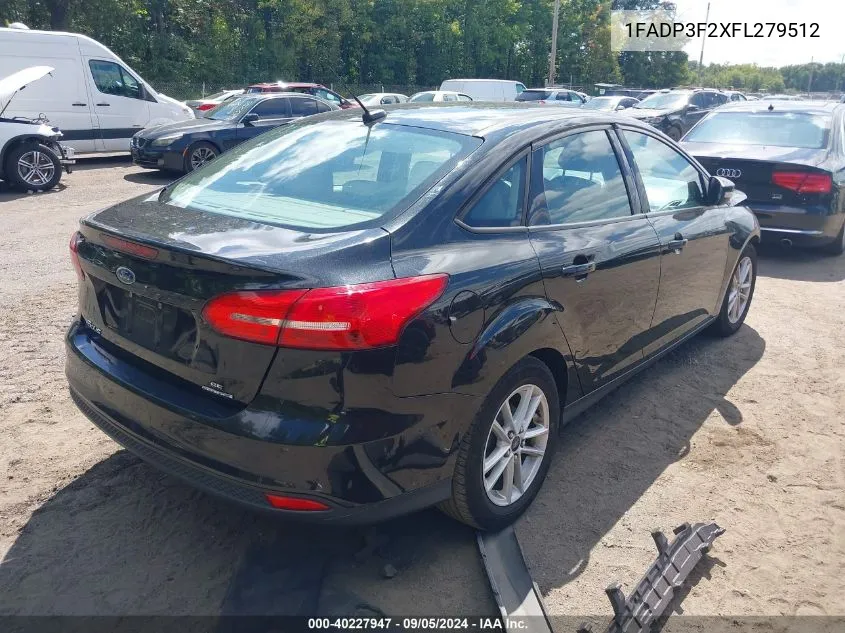 1FADP3F2XFL279512 2015 Ford Focus Se