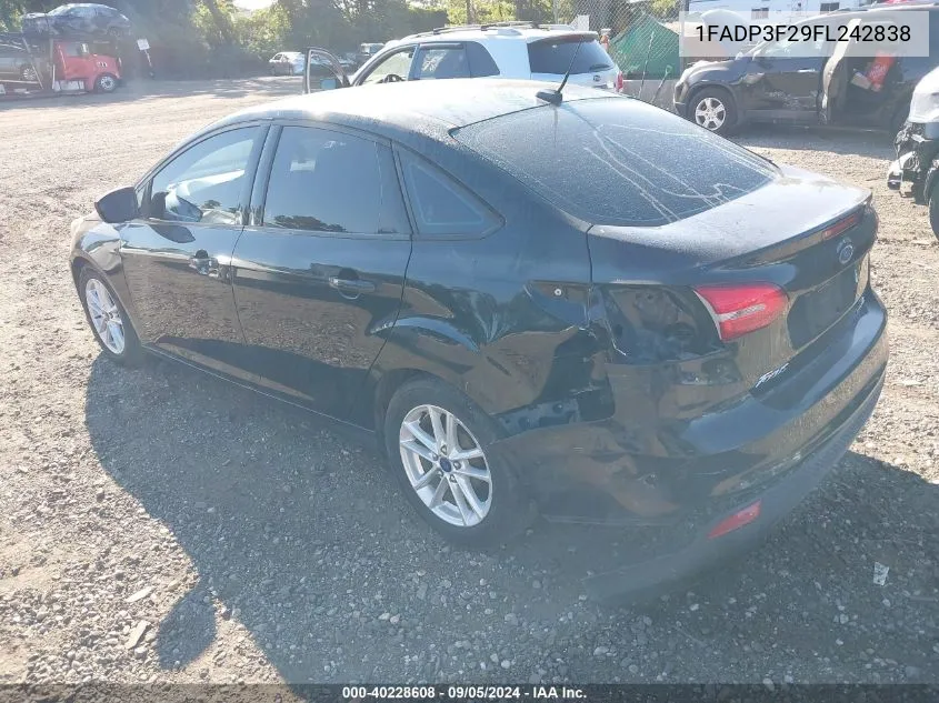 1FADP3F29FL242838 2015 Ford Focus Se