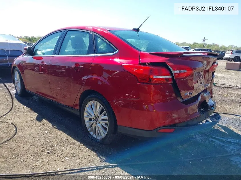 1FADP3J21FL340107 2015 Ford Focus Titanium