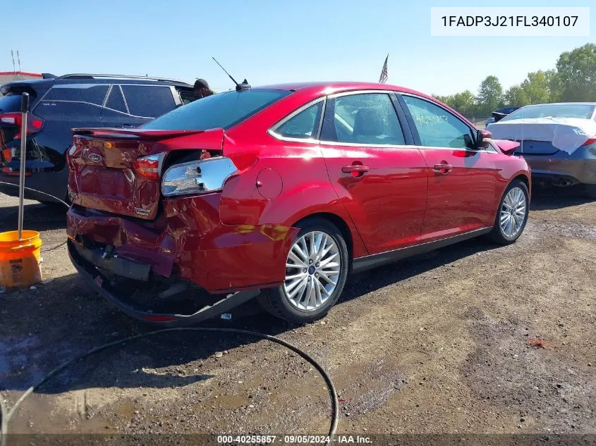 1FADP3J21FL340107 2015 Ford Focus Titanium