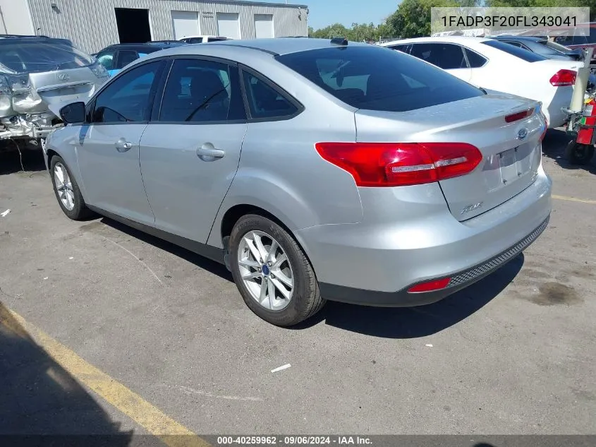 1FADP3F20FL343041 2015 Ford Focus Se