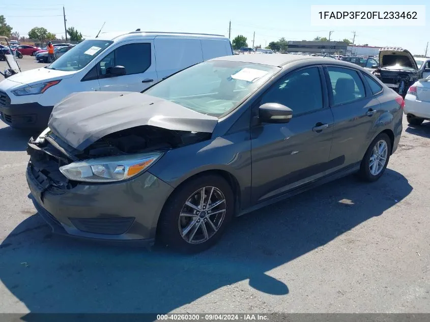 1FADP3F20FL233462 2015 Ford Focus Se