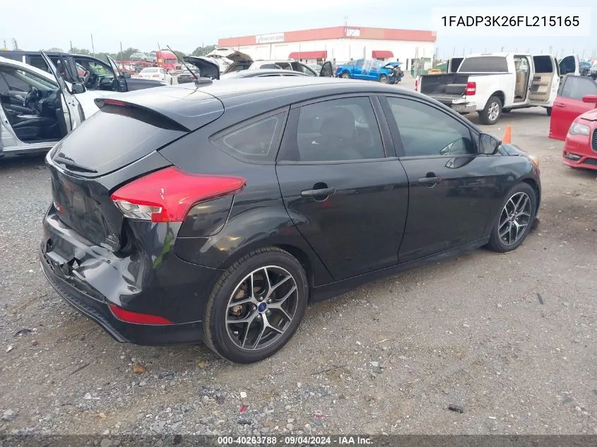 1FADP3K26FL215165 2015 Ford Focus Se