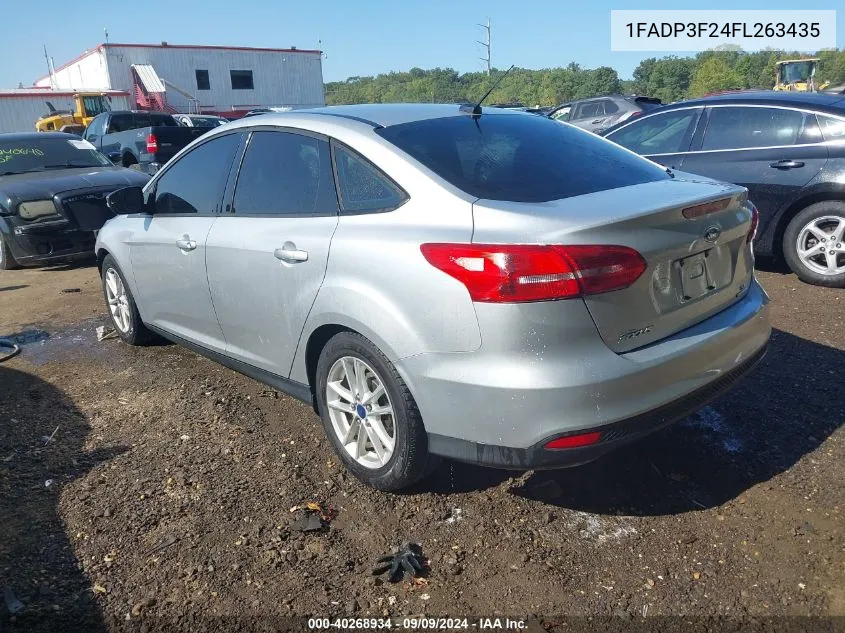 1FADP3F24FL263435 2015 Ford Focus Se