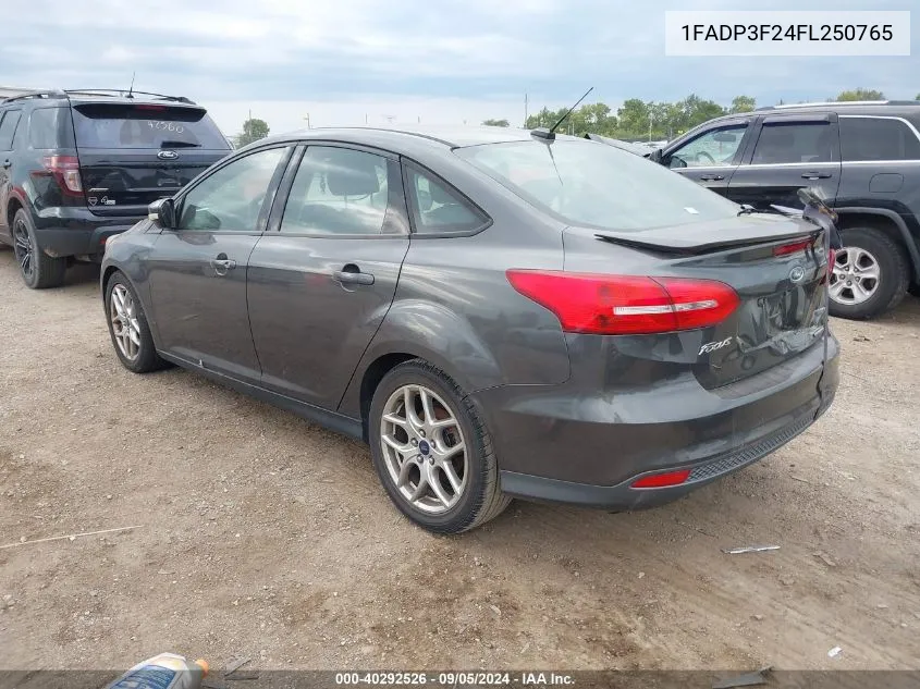 1FADP3F24FL250765 2015 Ford Focus Se