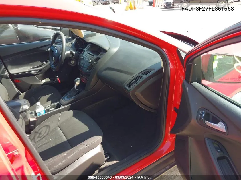 1FADP3F27FL351668 2015 Ford Focus Se