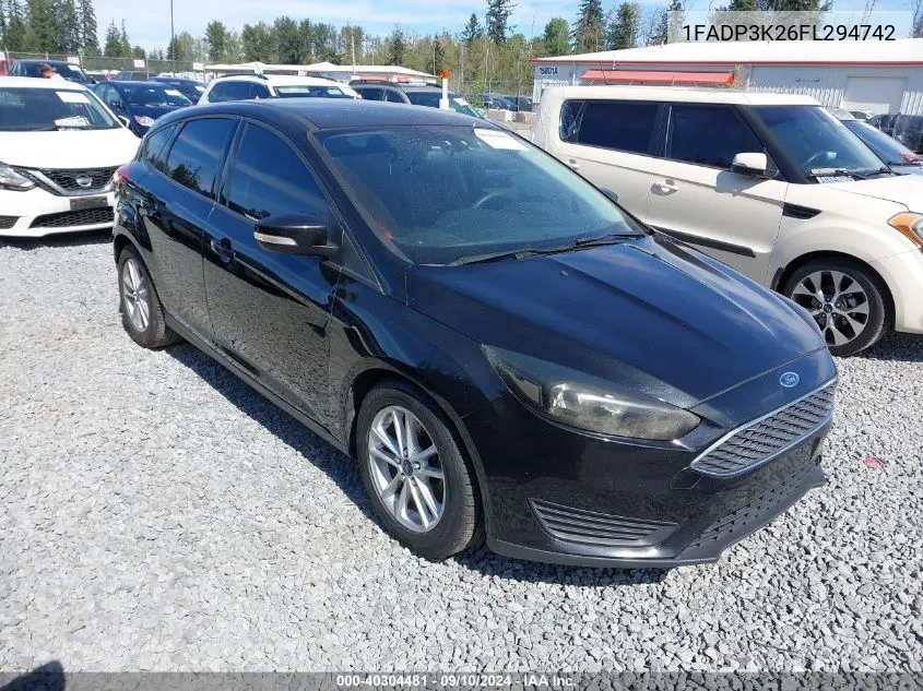 1FADP3K26FL294742 2015 Ford Focus Se