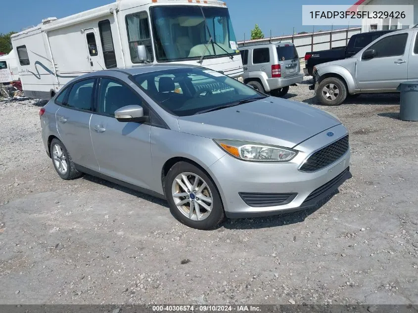 2015 Ford Focus Se VIN: 1FADP3F25FL329426 Lot: 40306574