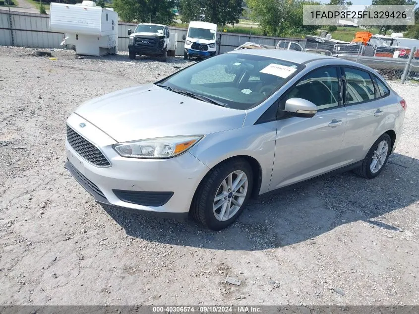 2015 Ford Focus Se VIN: 1FADP3F25FL329426 Lot: 40306574