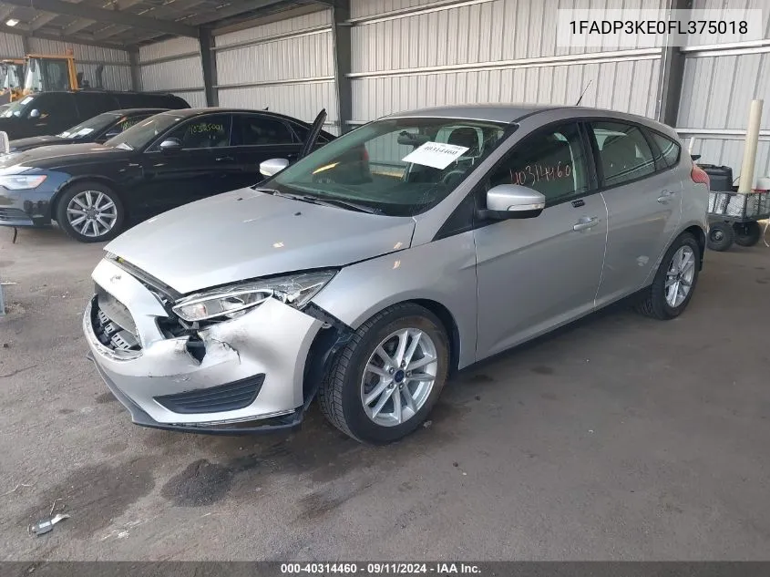 1FADP3KE0FL375018 2015 Ford Focus Se