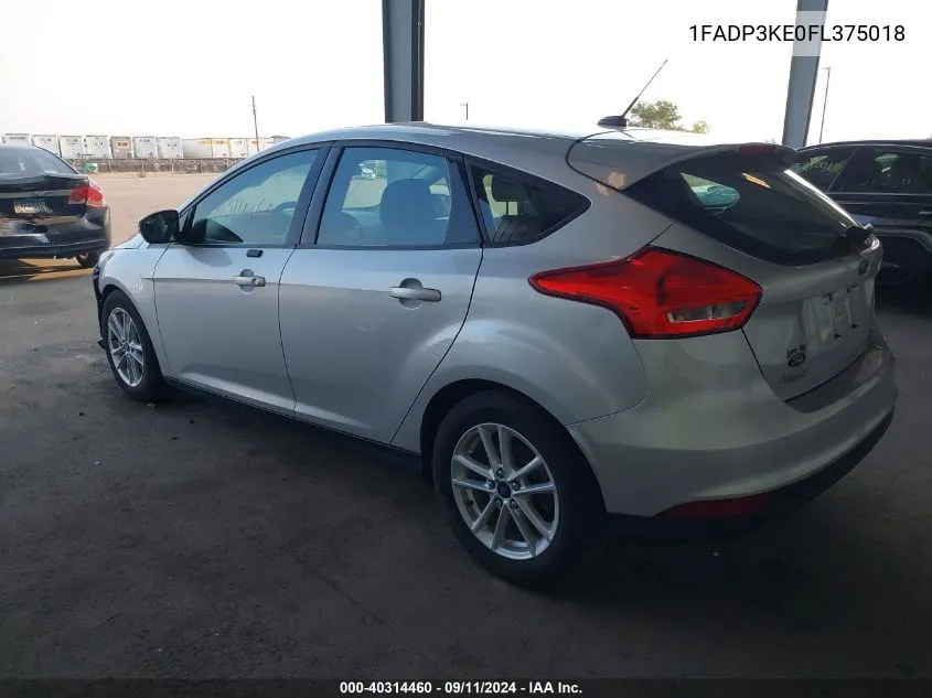 1FADP3KE0FL375018 2015 Ford Focus Se