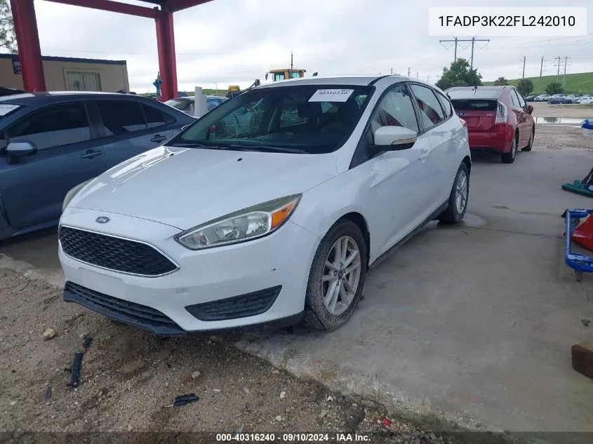 1FADP3K22FL242010 2015 Ford Focus Se