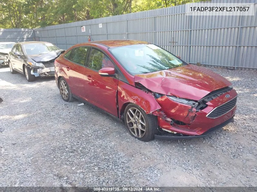 1FADP3F2XFL217057 2015 Ford Focus Se