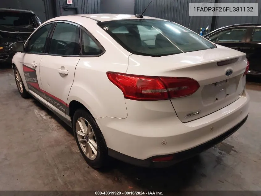 1FADP3F26FL381132 2015 Ford Focus Se