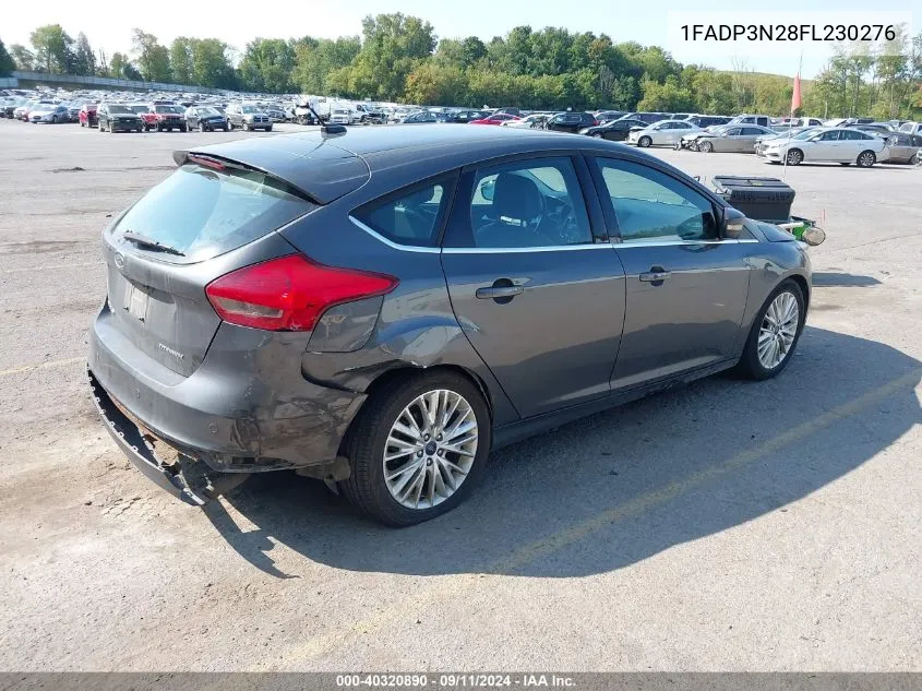 1FADP3N28FL230276 2015 Ford Focus Titanium