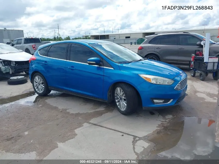 1FADP3N29FL268843 2015 Ford Focus Titanium