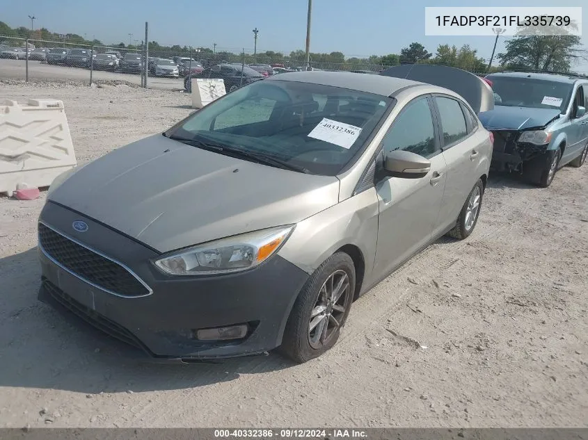 1FADP3F21FL335739 2015 Ford Focus Se