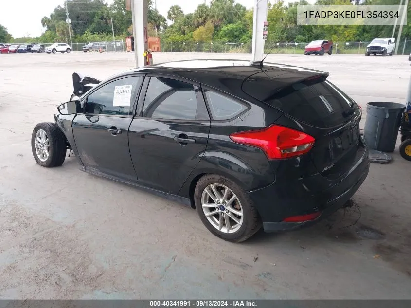 1FADP3KE0FL354394 2015 Ford Focus Se