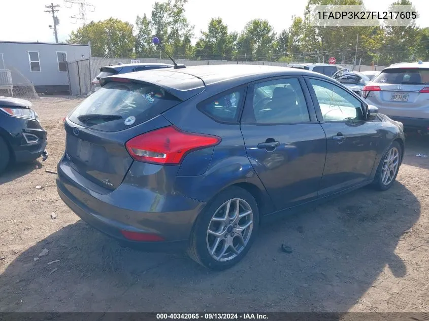 1FADP3K27FL217605 2015 Ford Focus Se