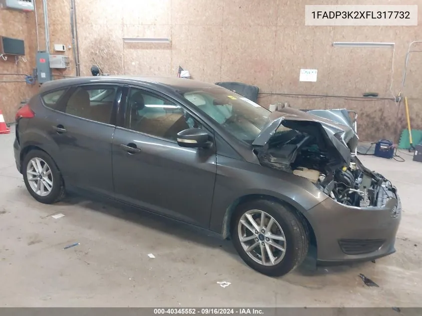 1FADP3K2XFL317732 2015 Ford Focus Se