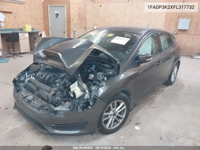 1FADP3K2XFL317732 2015 Ford Focus Se