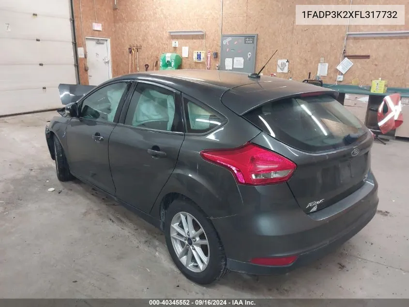 1FADP3K2XFL317732 2015 Ford Focus Se