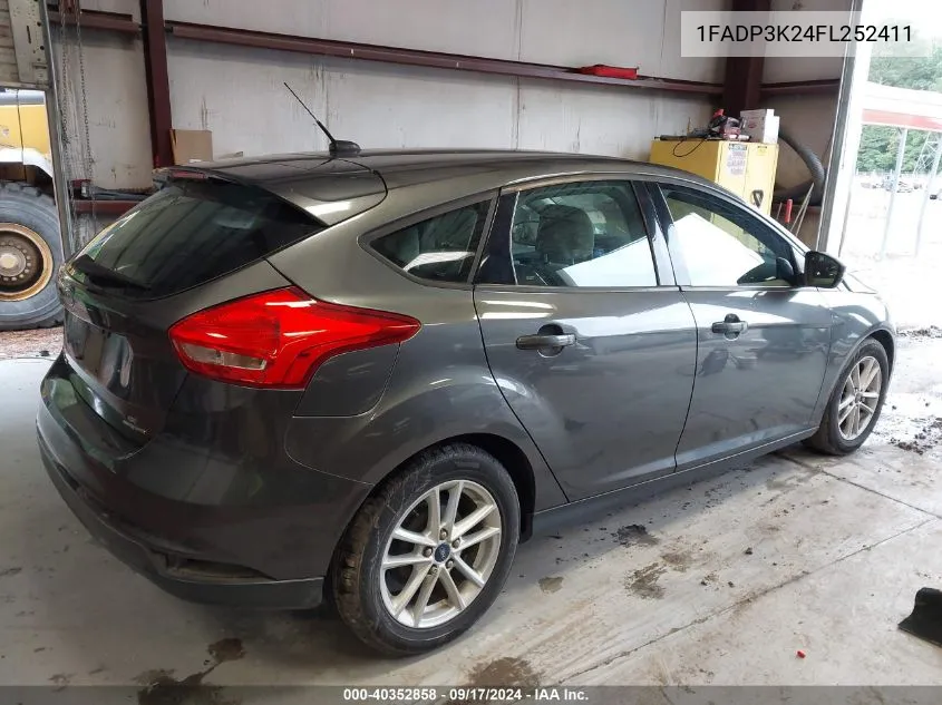 1FADP3K24FL252411 2015 Ford Focus Se