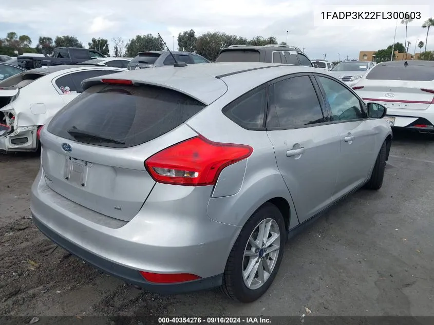 1FADP3K22FL300603 2015 Ford Focus Se