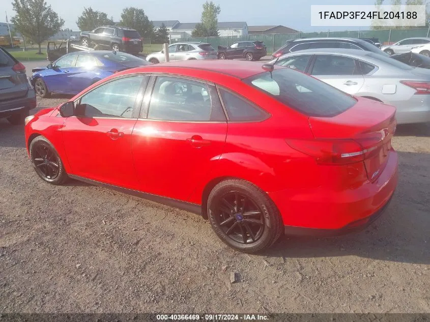 1FADP3F24FL204188 2015 Ford Focus Se