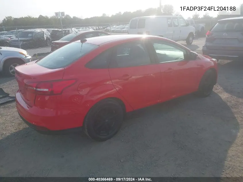 1FADP3F24FL204188 2015 Ford Focus Se