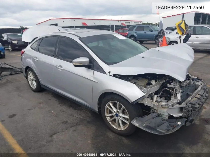 1FADP3F22FL207560 2015 Ford Focus Se