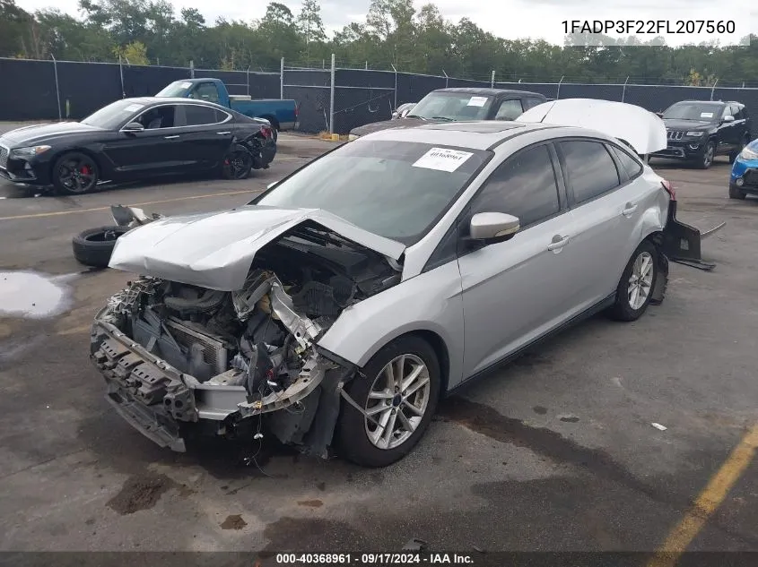 1FADP3F22FL207560 2015 Ford Focus Se