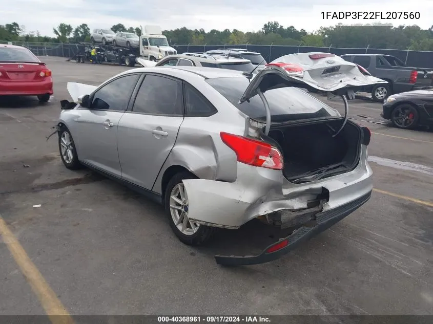 1FADP3F22FL207560 2015 Ford Focus Se