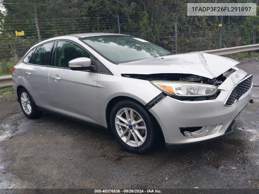 2015 Ford Focus Se VIN: 1FADP3F26FL291897 Lot: 40376836