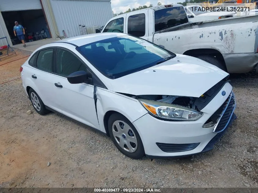 2015 Ford Focus S VIN: 1FADP3E24FL362371 Lot: 40389477