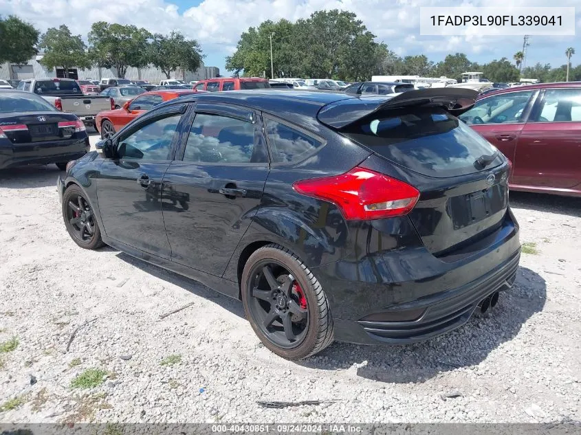 2015 Ford Focus St VIN: 1FADP3L90FL339041 Lot: 40430851