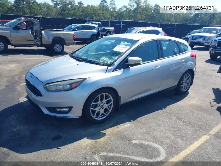 2015 Ford Focus Se VIN: 1FADP3K25FL264731 Lot: 40493949