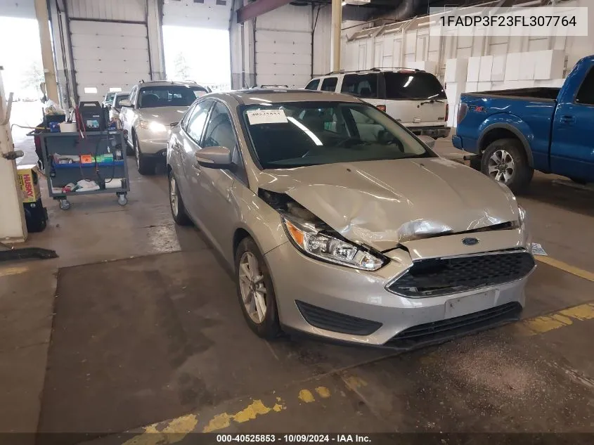 2015 Ford Focus Se VIN: 1FADP3F23FL307764 Lot: 40525853