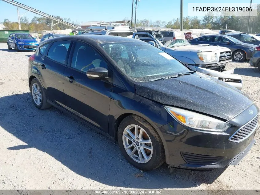 2015 Ford Focus Se VIN: 1FADP3K24FL319606 Lot: 40550169