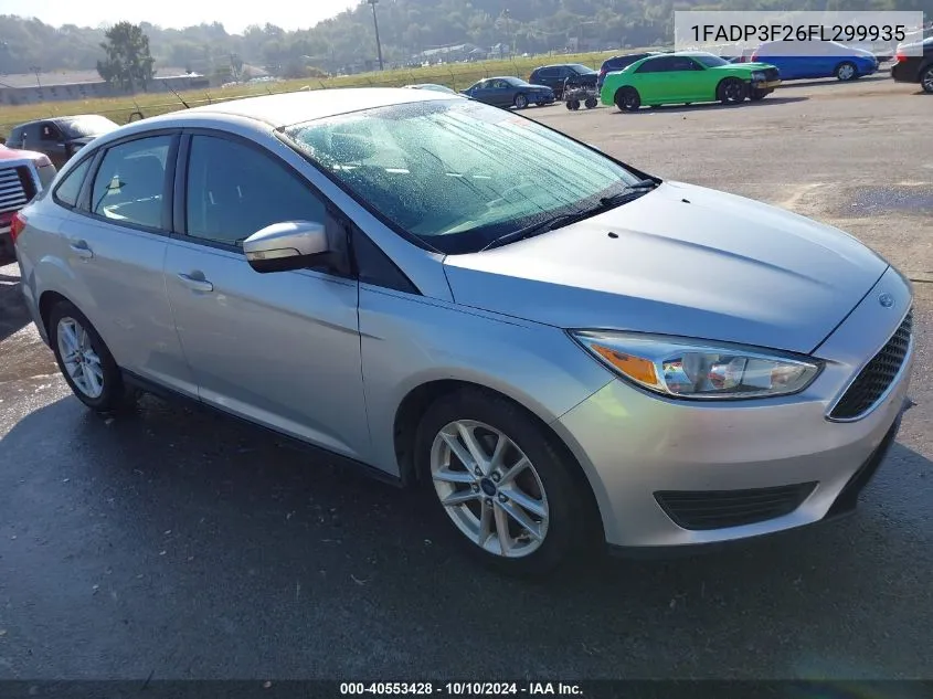 2015 Ford Focus Se VIN: 1FADP3F26FL299935 Lot: 40553428