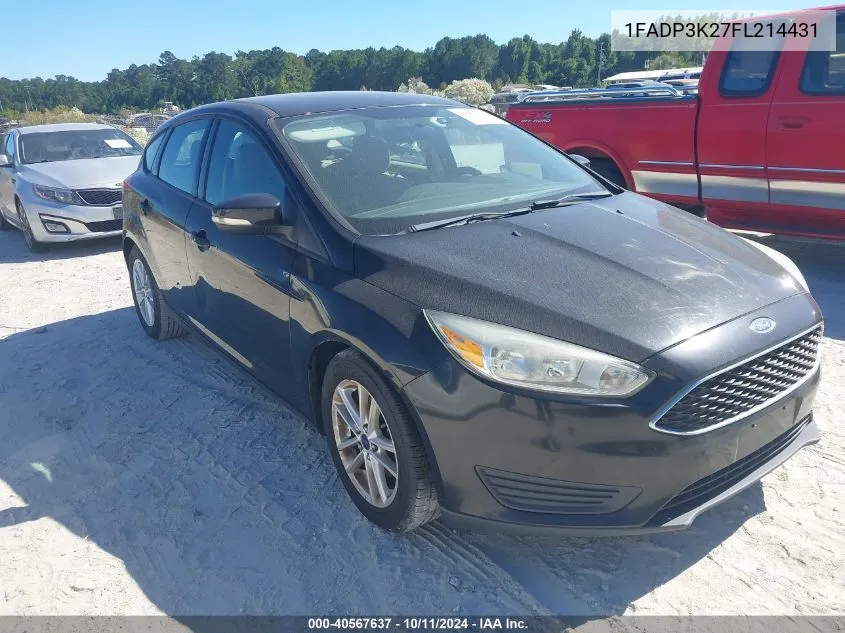 1FADP3K27FL214431 2015 Ford Focus Se