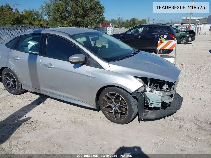 1FADP3F20FL218525 2015 Ford Focus Se