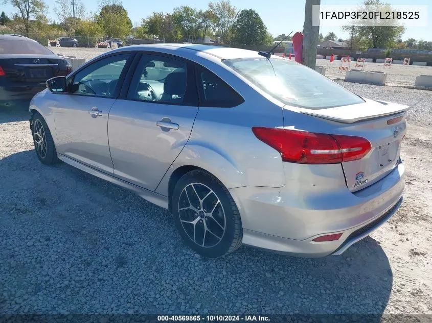 1FADP3F20FL218525 2015 Ford Focus Se