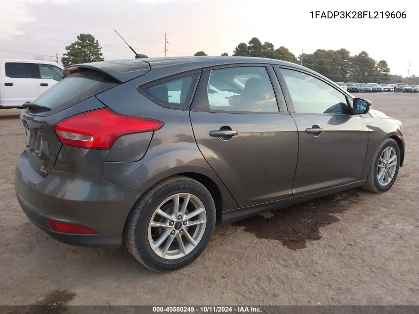 1FADP3K28FL219606 2015 Ford Focus Se