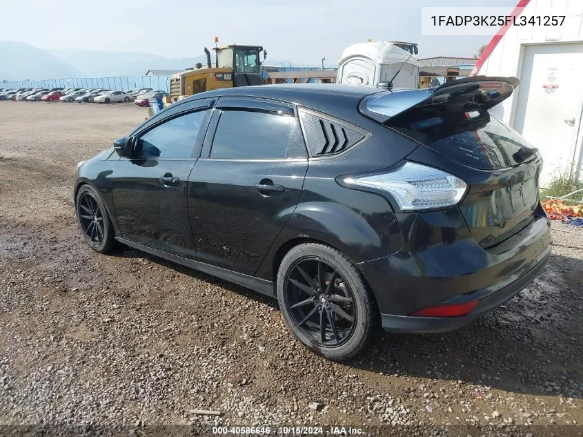 2015 Ford Focus Se VIN: 1FADP3K25FL341257 Lot: 40586646