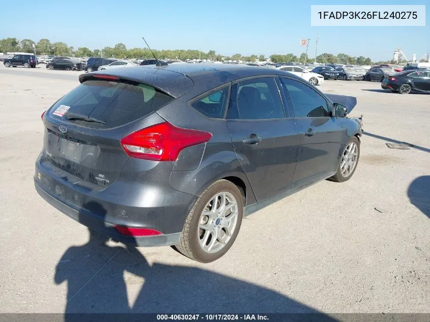 1FADP3K26FL240275 2015 Ford Focus Se