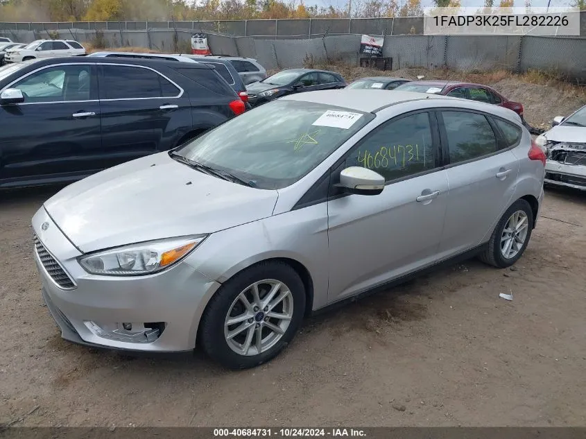 2015 Ford Focus Se VIN: 1FADP3K25FL282226 Lot: 40684731