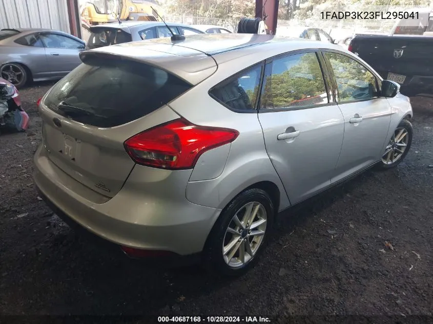 2015 Ford Focus Se VIN: 1FADP3K23FL295041 Lot: 40687168